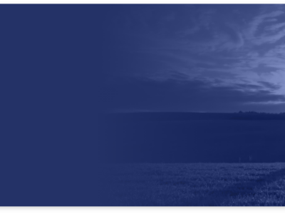 Blue background with cross and sunrise